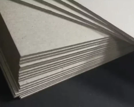 강성 상자를위한 회색 판지